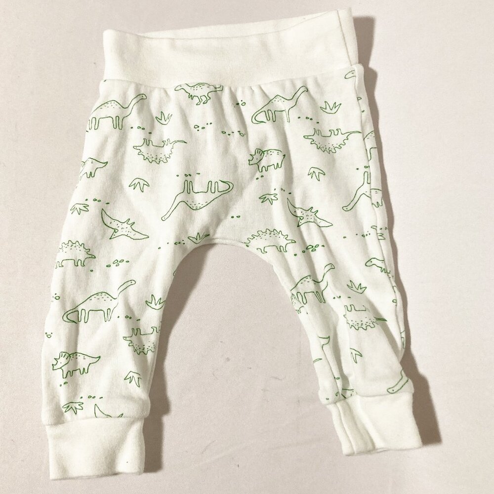 Rae Dunn Baby Dinosaur Joggers 100% Cotton Size 0-3M